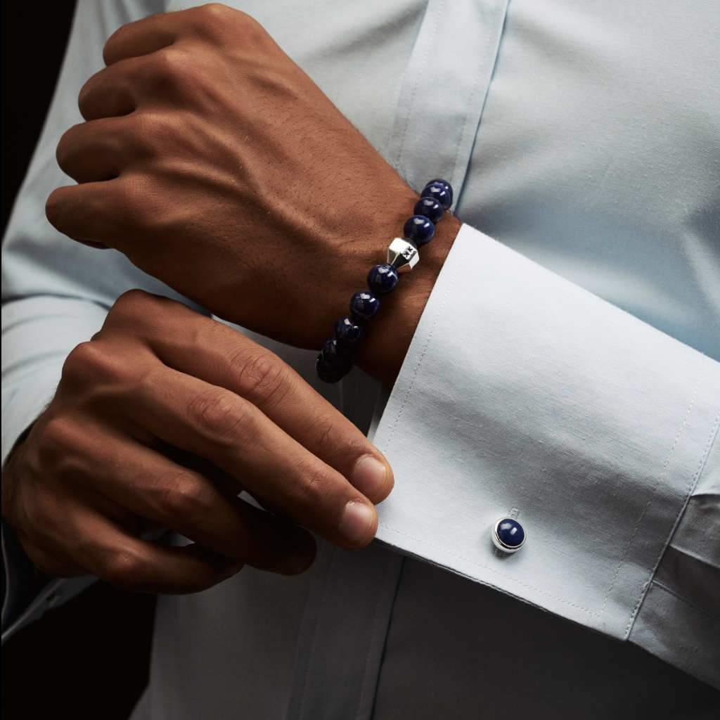 Lapis Lazuli Bracelet - Octagon - IKKU Jewelry