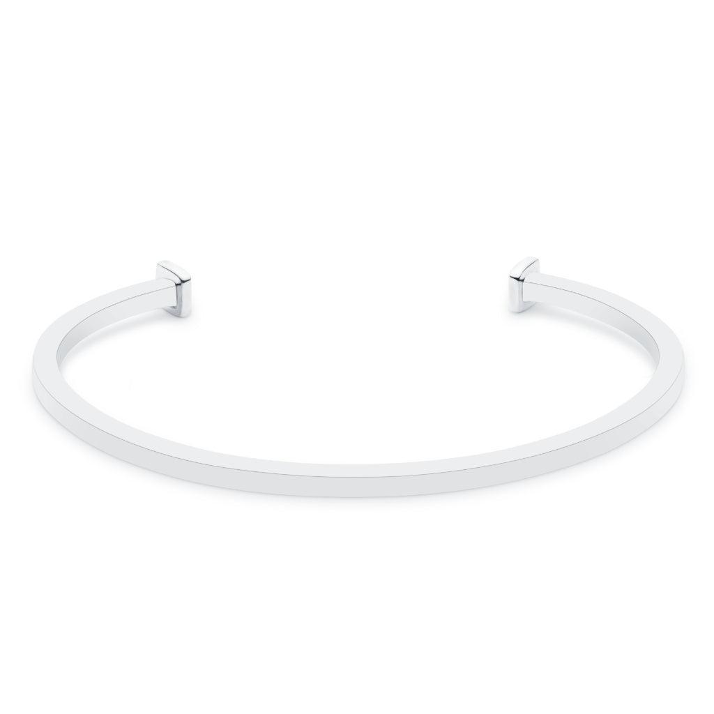 Cuff Bangle - Square Wire - IKKU Jewelry